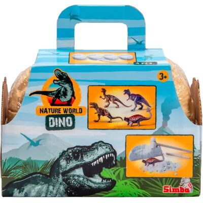 Kit d'excavation de dinosaures Simba - 4 œufs et outils Kit d'excavation de dinosaures Simba - 4 œufs et outils