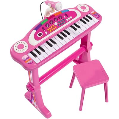 SIMBA My Music World Keyboard - Pink - Musical Toy Instrument SIMBA My Music World Keyboard - Pink - Musical Toy Instrument