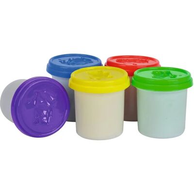 Simba Art & Fun Pâte à modeler pour enfants - 5 pièces - Multicolore Simba Art & Fun Pâte à modeler pour enfants - 5 pièces - Multicolore