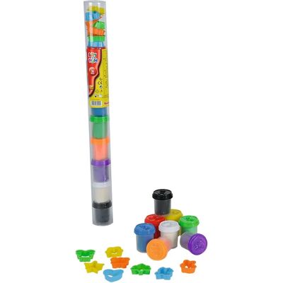 Simba Art&Fun Tubo 8 Gläser Knete - Modelliermasse-Set Simba Art&Fun Tubo 8 Gläser Knete - Modelliermasse-Set