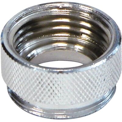 SANITOP WINGENROTH Connettore M22X1Xig - Ottone, cromato - Filettatura interna ed esterna - Confezione alletanta con cavaliere SANITOP WINGENROTH Connettore M22X1Xig - Ottone, cromato - Filettatura interna ed esterna - Confezione alletanta con cavaliere