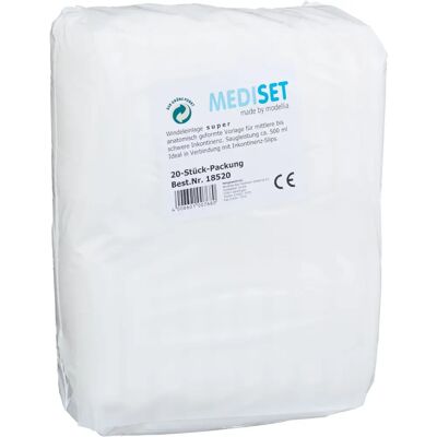 Mediset Super Inkontinenz-Einlagen - 20 Stück Mediset Super Inkontinenz-Einlagen - 20 Stück