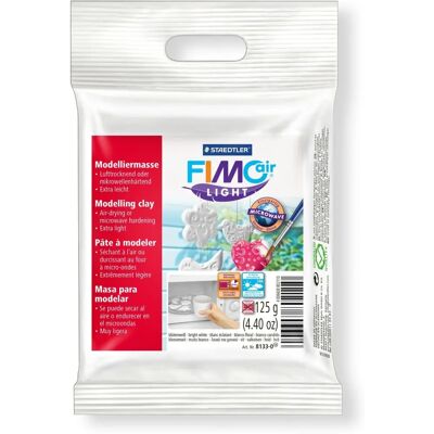 Staedtler FIMO Air Light 8133 Modelliermasse - Lufttrocknend, Weiß, 125g Staedtler FIMO Air Light 8133 Modelliermasse - Lufttrocknend, Weiß, 125g