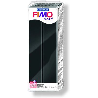 Fimo Soft 8022-9 Oven Hardening Modelling Clay - Black Fimo Soft 8022-9 Oven Hardening Modelling Clay - Black