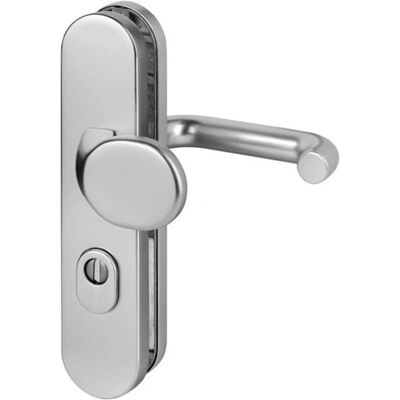 EDI Aluminium Türgriff-Schutzgarnitur - Profilzylinder-Verriegelung - Innentürbeschlag EDI Aluminium Türgriff-Schutzgarnitur - Profilzylinder-Verriegelung - Innentürbeschlag