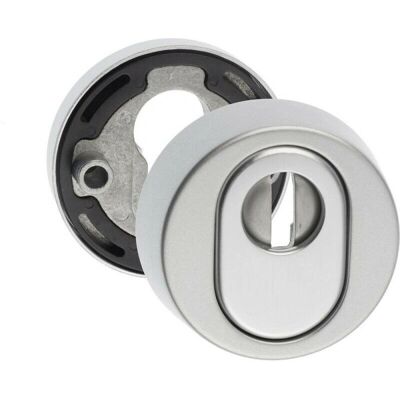 Edi Aluminium-Fronttür-Schutzrosette - Rund, 15mm, Max 68mm Tür Edi Aluminium-Fronttür-Schutzrosette - Rund, 15mm, Max 68mm Tür