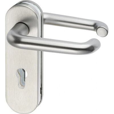 Edi - Logo/k 5713/7203 - Aluminium - U-Form - 12 mm - Türbeschlagset Edi - Logo/k 5713/7203 - Aluminium - U-Form - 12 mm - Türbeschlagset