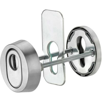 Edi Edelstahl Haustür-Schutz-Schlüsselrosette - Rund 55mm ES 0 Edi Edelstahl Haustür-Schutz-Schlüsselrosette - Rund 55mm ES 0