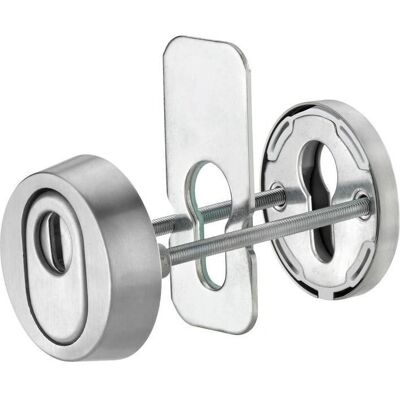 Edi 7456 Haustür-Schutz-Schlüsselrosette - Silber, Rund, 15mm, Eloxiert Edi 7456 Haustür-Schutz-Schlüsselrosette - Silber, Rund, 15mm, Eloxiert