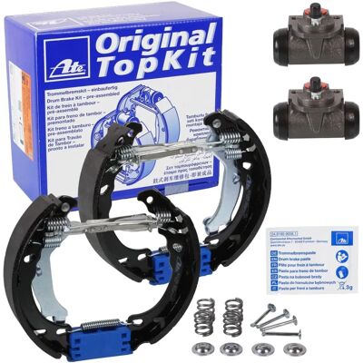 ATE Bremsen-Set - Vormontierte Trommelbremse für VW, Audi, Seat ATE Bremsen-Set - Vormontierte Trommelbremse für VW, Audi, Seat