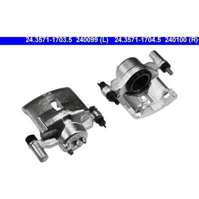 Pinza Freno Mazda ATE - Anteriore Destra, 57mm Pistone - Senza Supporto Pinza Freno Mazda ATE - Anteriore Destra, 57mm Pistone - Senza Supporto
