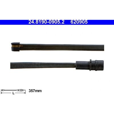 Porsche 944 Bremseutslippsvarslingkontakt - Skivebremse - 357mm Porsche 944 Bremseutslippsvarslingkontakt - Skivebremse - 357mm