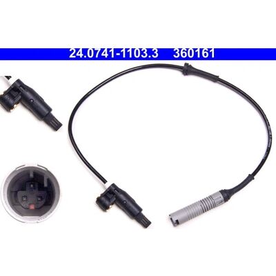 BMW ABS-sensor 560mm - Kontroll af hjulhastighed - E36, Z3 BMW ABS-sensor 560mm - Kontroll af hjulhastighed - E36, Z3