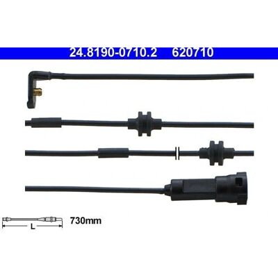 Advarselskontakt for slid af bremseklodser - Warnkontakt, Bremsbelagverschleiß - Brake Wear Sensor Advarselskontakt for slid af bremseklodser - Warnkontakt, Bremsbelagverschleiß - Brake Wear Sensor