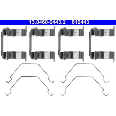 ATE Modell 13.0460-0443.2 Bremsbeläge Set für Ford Mazda - Bremsbeläge ATE Modell 13.0460-0443.2 Bremsbeläge Set für Ford Mazda - Bremsbeläge