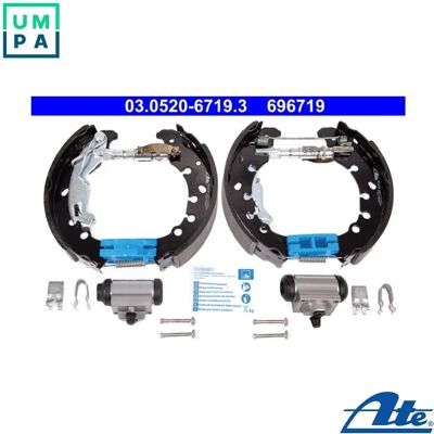 ATE Original TopKit Bremsensatz für Opel Corsa D, Adam - Hinten, 19mm Kolben ATE Original TopKit Bremsensatz für Opel Corsa D, Adam - Hinten, 19mm Kolben