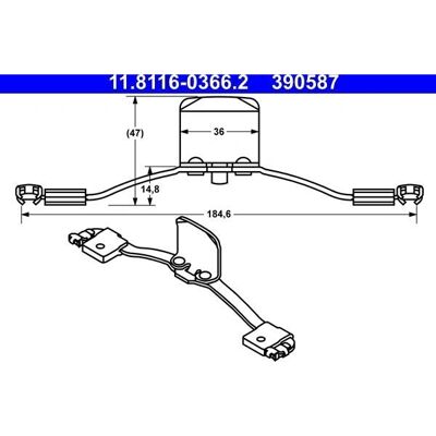 Volvo 11811603662 Pinza del Freno Anteriore - Sistema Freni Volvo 11811603662 Pinza del Freno Anteriore - Sistema Freni