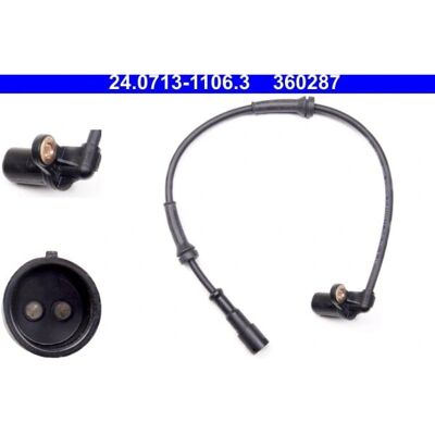 ATE 24.0713-1106.3 ABS Sensor - 420mm Længde til Renault Twingo ATE 24.0713-1106.3 ABS Sensor - 420mm Længde til Renault Twingo