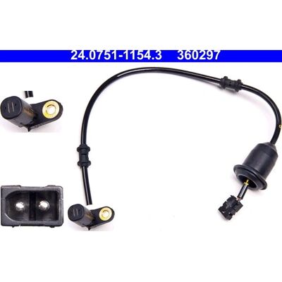 ATE ABS Sensor Mercedes-Benz SLK - Hjulhastighed 456mm ATE ABS Sensor Mercedes-Benz SLK - Hjulhastighed 456mm