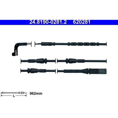 ATE 24.8190-0281.2 Slitasjeindikator - Slitasjeindikator for BMW X5, X6 ATE 24.8190-0281.2 Slitasjeindikator - Slitasjeindikator for BMW X5, X6