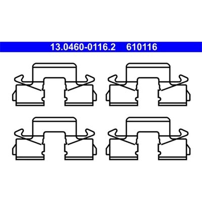 Ate Bremsbeläge hinten - Bremsbeläge Set für Mitsubishi Carisma 1.3 Ate Bremsbeläge hinten - Bremsbeläge Set für Mitsubishi Carisma 1.3