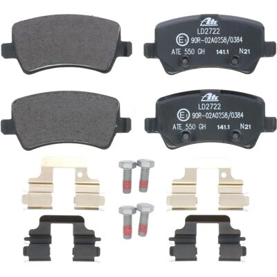 ATE Keramik Bremsbeläge - Bremssystem - 17,3mm Stärke ATE Keramik Bremsbeläge - Bremssystem - 17,3mm Stärke