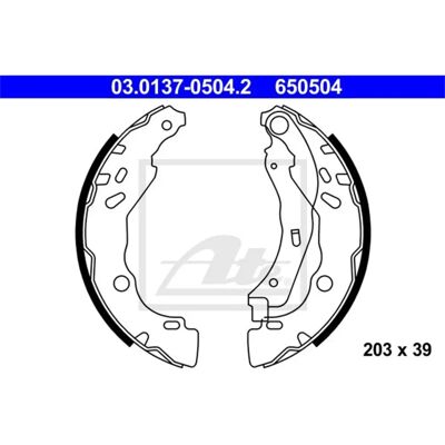 Ate Kit de Sabots de Frein Arrière avec levier pour Citroën C-elysee C3 C4 DS3 Ate Kit de Sabots de Frein Arrière avec levier pour Citroën C-elysee C3 C4 DS3