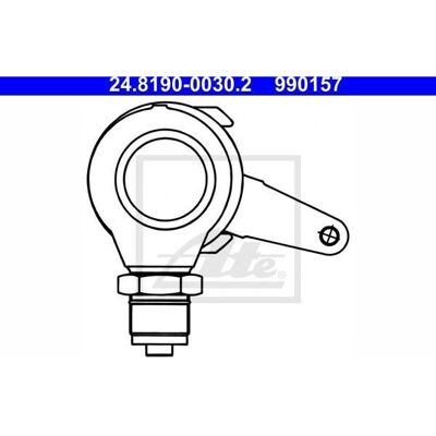 Levier d'Étrier de Frein ATE - Mercedes-Benz 000 420 05 42 - Pièce de Système de Freinage Levier d'Étrier de Frein ATE - Mercedes-Benz 000 420 05 42 - Pièce de Système de Freinage