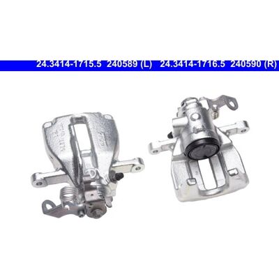 ATE 24.3414-1716.5 Bremseklips for Peugeot Citroën ATE 24.3414-1716.5 Bremseklips for Peugeot Citroën