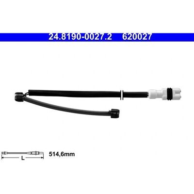 Porsche 911 Bremse-slitasjesensor - Front skivebrems varsels kontakt Porsche 911 Bremse-slitasjesensor - Front skivebrems varsels kontakt