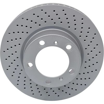 Disque de frein ATE Modèle 24.0128-0260.1 pour Porsche - Perforé et ventilé Disque de frein ATE Modèle 24.0128-0260.1 pour Porsche - Perforé et ventilé