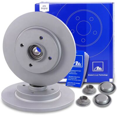 Disque de frein Ate 268mm Plein Arrière Droite Gauche pour Peugeot Citroen Disque de frein Ate 268mm Plein Arrière Droite Gauche pour Peugeot Citroen