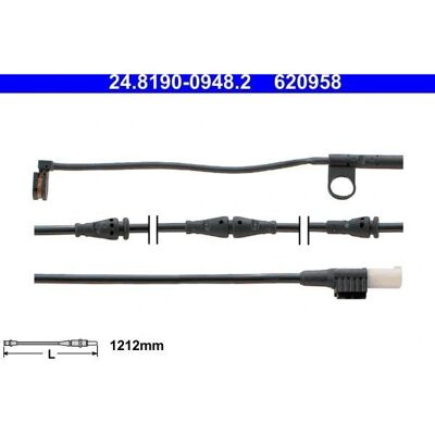 Ate Varslingskontakt for Bremse-slitasje - Land Rover, Front, Modell 24.8190-094 Ate Varslingskontakt for Bremse-slitasje - Land Rover, Front, Modell 24.8190-094