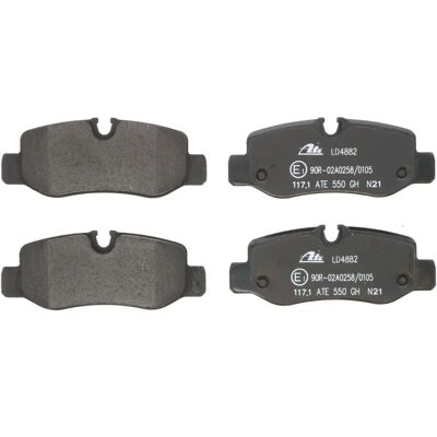 Plaquettes de frein ATE - Vito, V-Klasse, Céramique, Avertissement d'usure Plaquettes de frein ATE - Vito, V-Klasse, Céramique, Avertissement d'usure