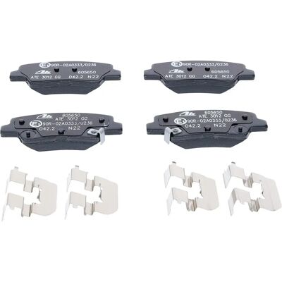 Plaquettes de frein arrière Ate - Disques, Convient pour Kia, Hyundai, Ssangyong Plaquettes de frein arrière Ate - Disques, Convient pour Kia, Hyundai, Ssangyong