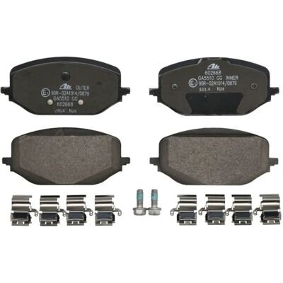 Jeu de plaquettes de frein ATE 13.0460-2668.2 - Disque, accessoires Jeu de plaquettes de frein ATE 13.0460-2668.2 - Disque, accessoires