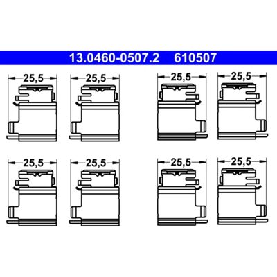 Kit de Plaquettes de Frein Mercedes-Benz - Compatible avec Renault, Vauxhall, Nissan, Opel Kit de Plaquettes de Frein Mercedes-Benz - Compatible avec Renault, Vauxhall, Nissan, Opel