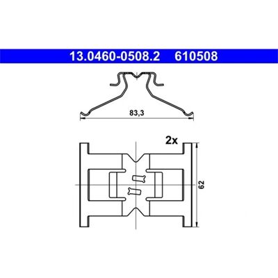 Kit de Plaquettes de Frein Arrière Porsche Cayenne - Composants du Système de Freinage Kit de Plaquettes de Frein Arrière Porsche Cayenne - Composants du Système de Freinage