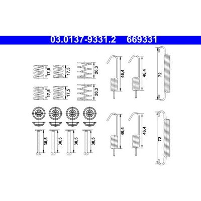 Hyundai: 583231g000 Kia: 582721g300 Bremsbacken - Bremsteile Hyundai: 583231g000 Kia: 582721g300 Bremsbacken - Bremsteile