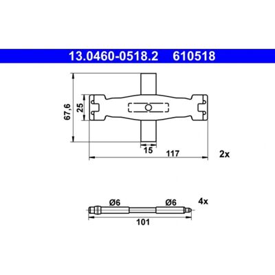Kit de Plaquettes de Frein Audi A6 A7 Q5 Porsche - Axe Avant Kit de Plaquettes de Frein Audi A6 A7 Q5 Porsche - Axe Avant