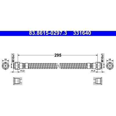 ATE 83.8615-0297.3 - Hamulcowa linia ATE 83.8615-0297.3 - Hamulcowa linia