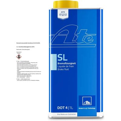 ATE Bremsflüssigkeit - 1L - SL DOT 4 für VW, Audi, Mercedes-Benz ATE Bremsflüssigkeit - 1L - SL DOT 4 für VW, Audi, Mercedes-Benz