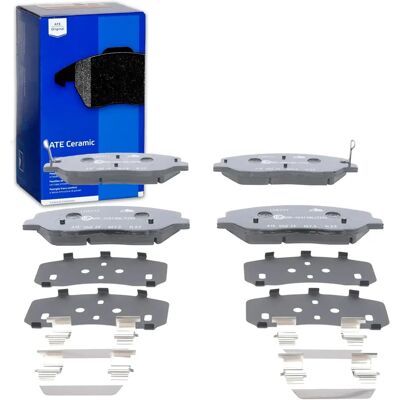 Hyundai Bremseklodser - Front keramisk, inkluderer skinner og slidindikator Hyundai Bremseklodser - Front keramisk, inkluderer skinner og slidindikator