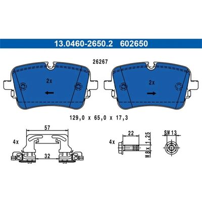 Aisin BPVG7006 Set Pastiglie Freno Posteriori - Sistema Frenante Aisin BPVG7006 Set Pastiglie Freno Posteriori - Sistema Frenante