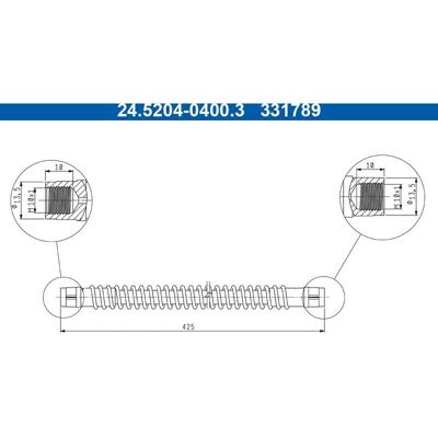 A.B.S. Flexibele remslang - Audi Q7, Porsche Cayenne, VW Touareg A.B.S. Flexibele remslang - Audi Q7, Porsche Cayenne, VW Touareg