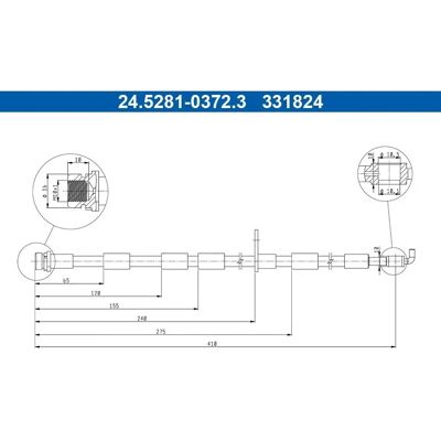 ATE 24.5281-0372.3 - Bremsleitung ATE 24.5281-0372.3 - Bremsleitung