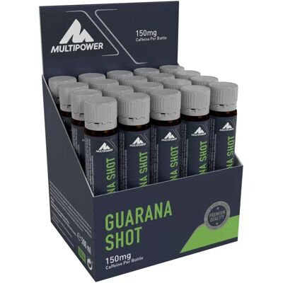 Multipower Guarana Shot - 20 Flaschen - Nahrungsergänzung Multipower Guarana Shot - 20 Flaschen - Nahrungsergänzung