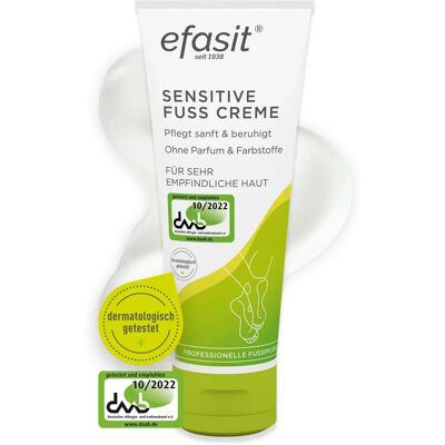 Efasit Sensitive Fußcreme - Hydratisierend, Vegan, Duftfrei - Fußpflege Efasit Sensitive Fußcreme - Hydratisierend, Vegan, Duftfrei - Fußpflege