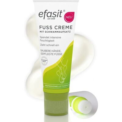 Efasit Fußcreme mit Schwammaufsatz - Fußpflege Efasit Fußcreme mit Schwammaufsatz - Fußpflege