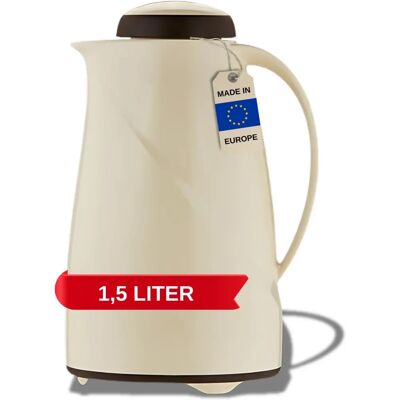 Thermos Isolé Helios Wave Vanille - Carafe Thermique Thermos Isolé Helios Wave Vanille - Carafe Thermique